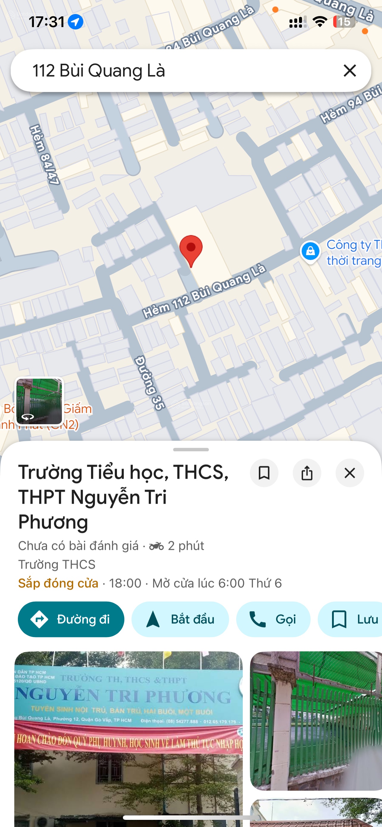 Nhà 2 lầu 56m2 hẻm xe hơi 10m Bùi Quang Là, ngang 4m, chỉ 6.x tỷ