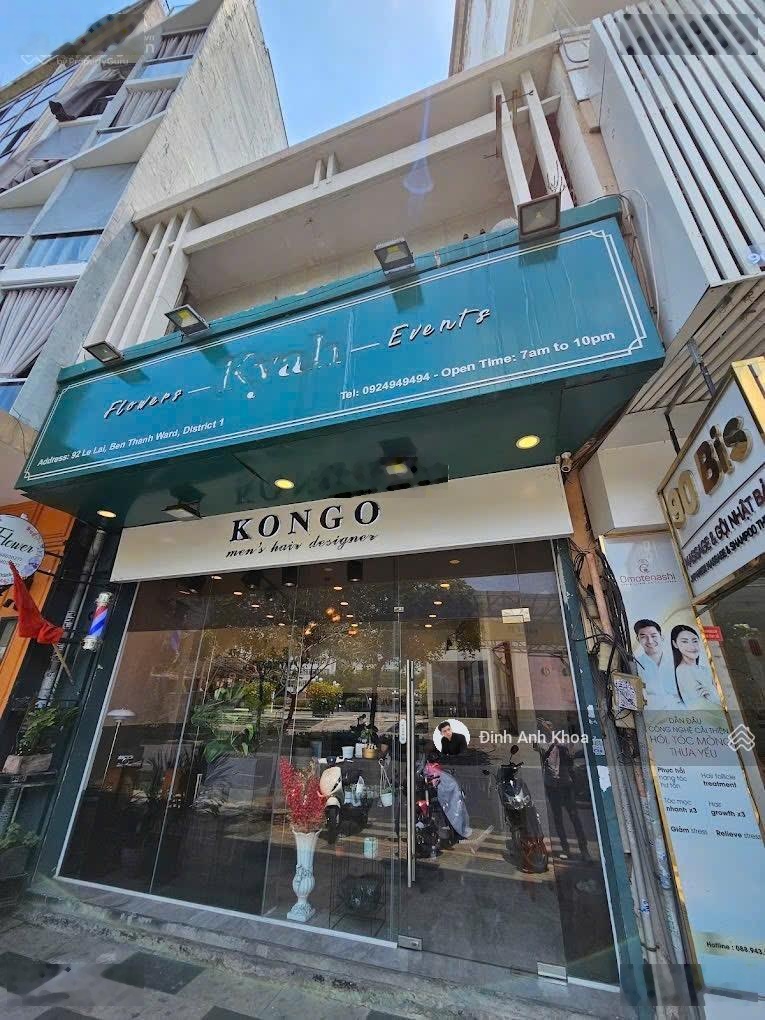 Siêu vị trí,chủ cần bán nhà mặt tiền đường lê lai p.bến thành quận 1.dt:5,6x16m2 giá 49 tỷ.