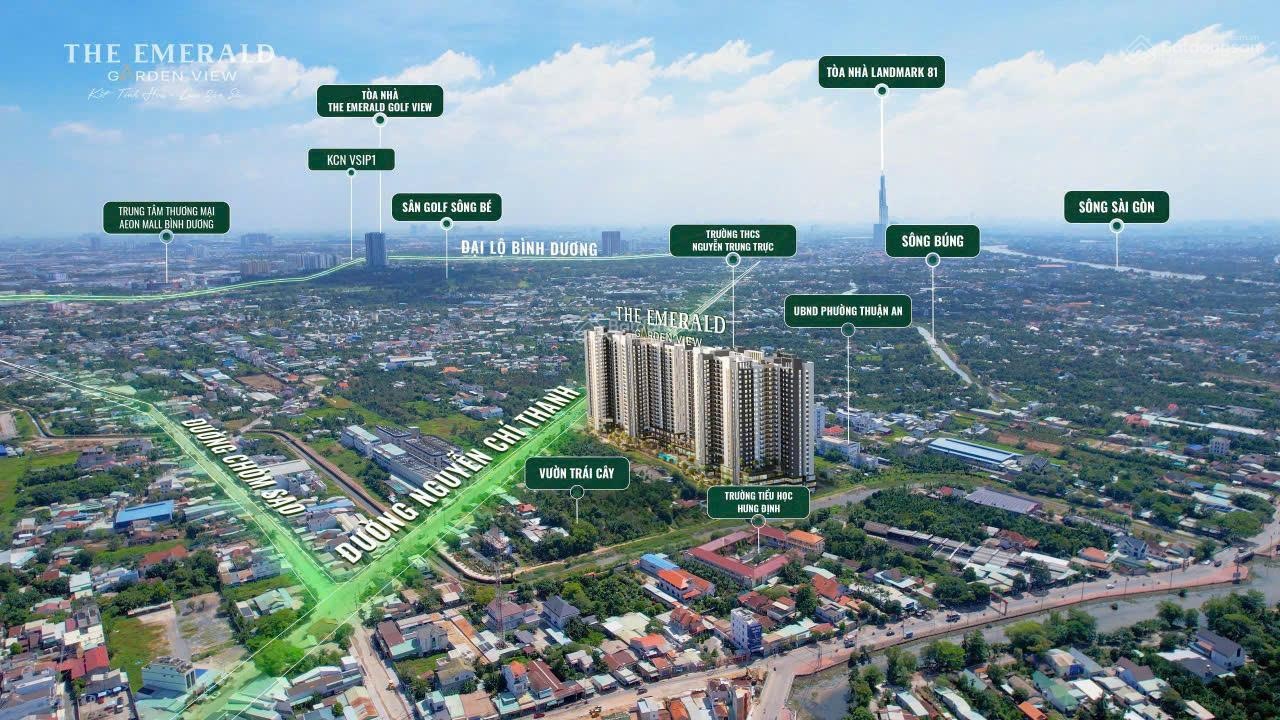 Căn hộ The Emerald Garden View - 3PN 83m2 - Sát Metro - Giá chỉ 3,2 tỷ