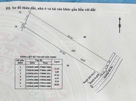 Bán đất 1245m2 tại Hố Bò, xã An Nhơn Tây, Củ Chi, 8 tỷ