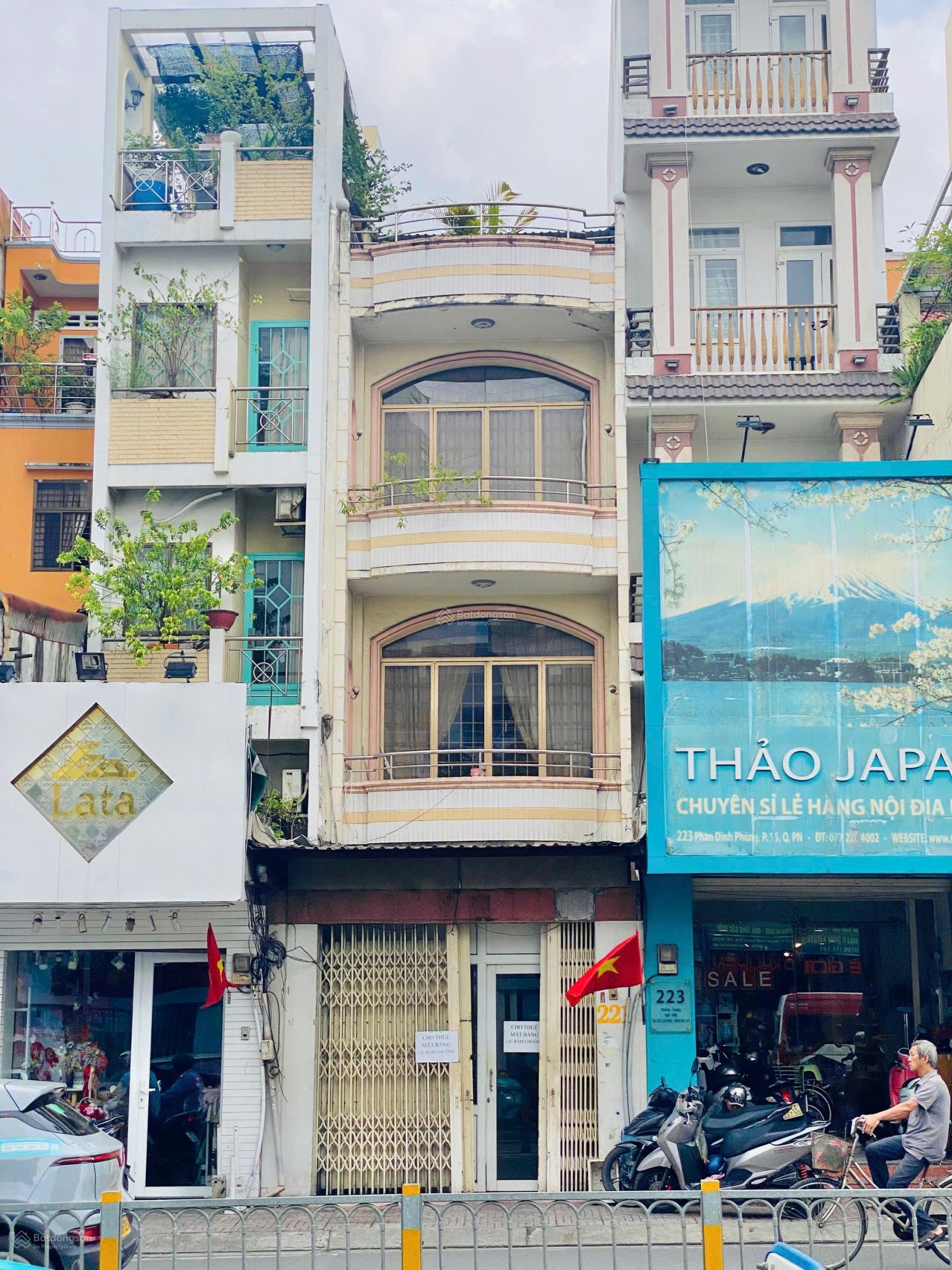 Bán nhà 4 tầng mặt tiền kinh doanh diện tích 4.5*20m (89m2) đường Phan Đình Phùng phường Cầu Kiệu