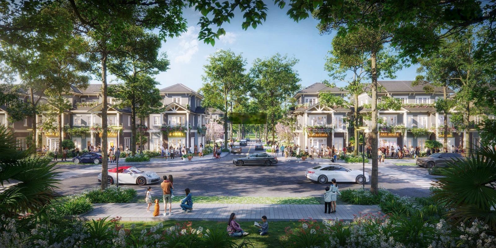 Bán shopvilla eco retreat song lập 193m2 đại lộ mùa xuân