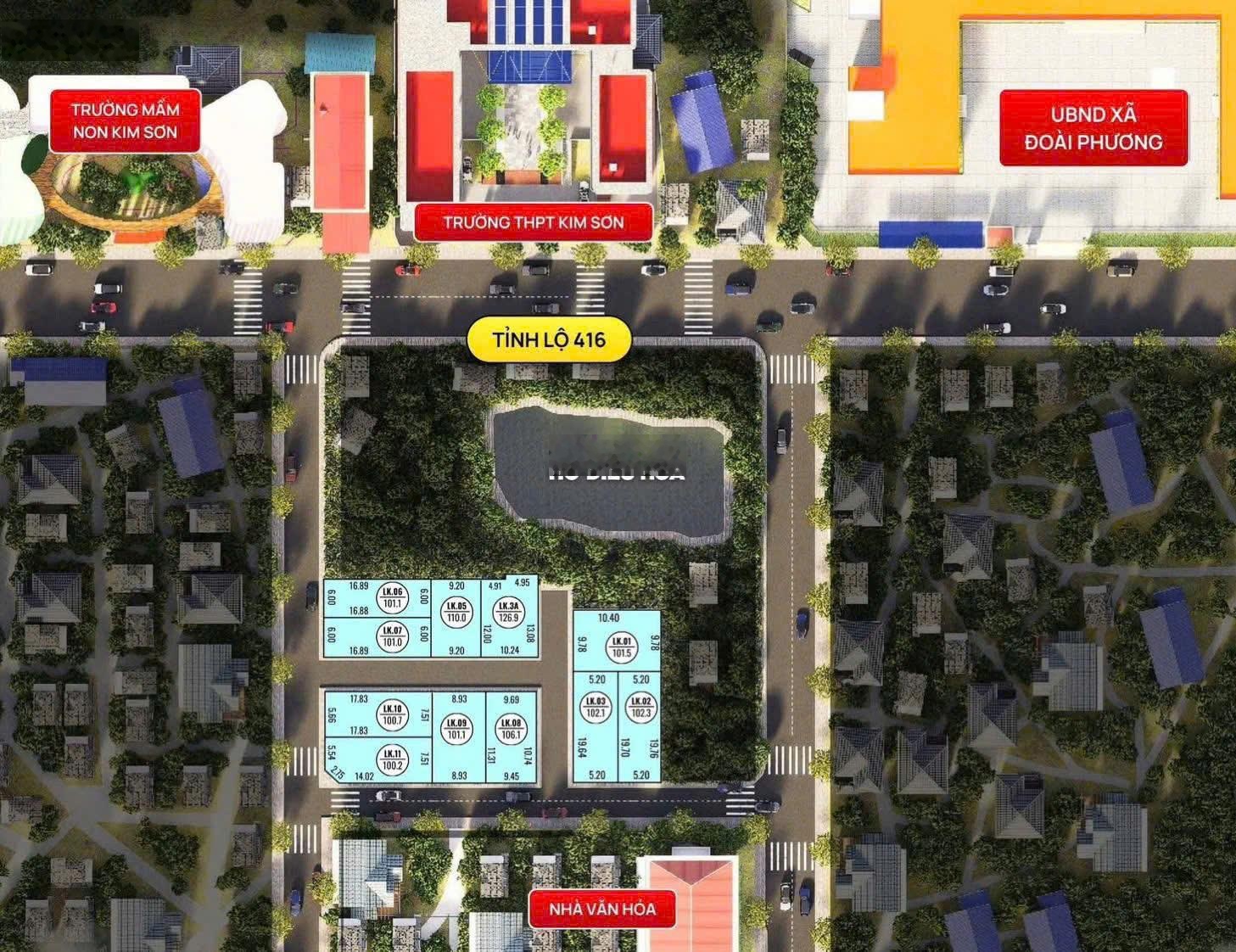 Cần bán gấp lô góc 100m², chỉ 300m ra đến chợ kim sơn, gần trường hv hậu cần. lh: 0978309658