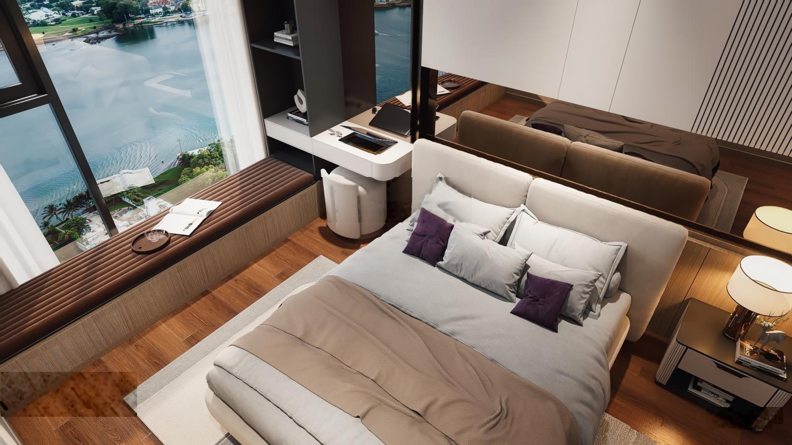 Cho thuê CH 3PN góc, view sông, nhà mới bàn giao, full nội thất, 127m2, ở Thảo Điền Green, Q2, HCM