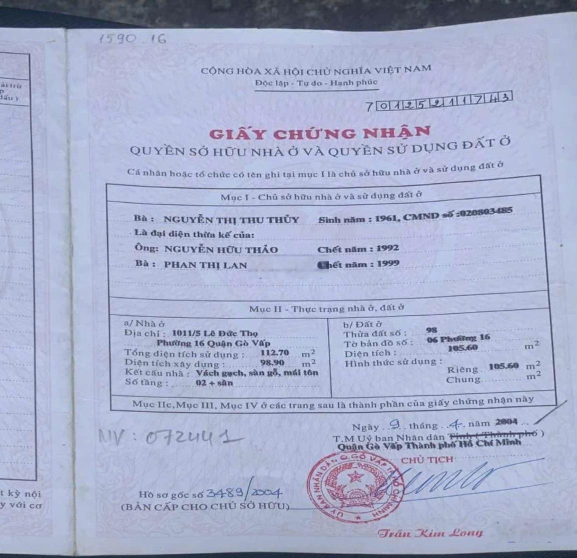 GX Lạng Sơn - 10m ra HXH đường Lê Đức Thọ, 5.6 tỷ - 106m² - ngang 5.3m