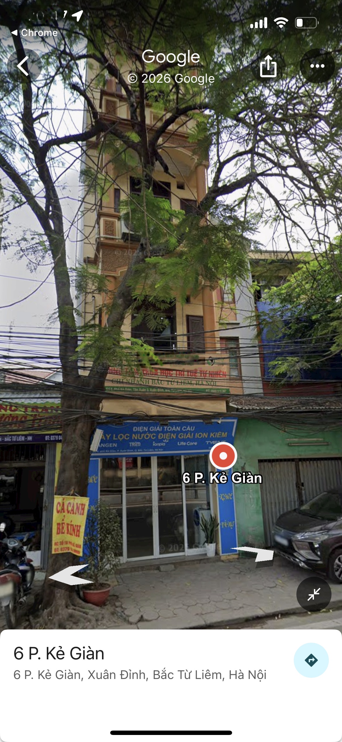 Chính chủ cho thuê nhà mặt phố Kẻ Giàn 4,5 tầng 70m2 (mặt tiền 4m) giá thuê 17tr/th. LH 0775147082