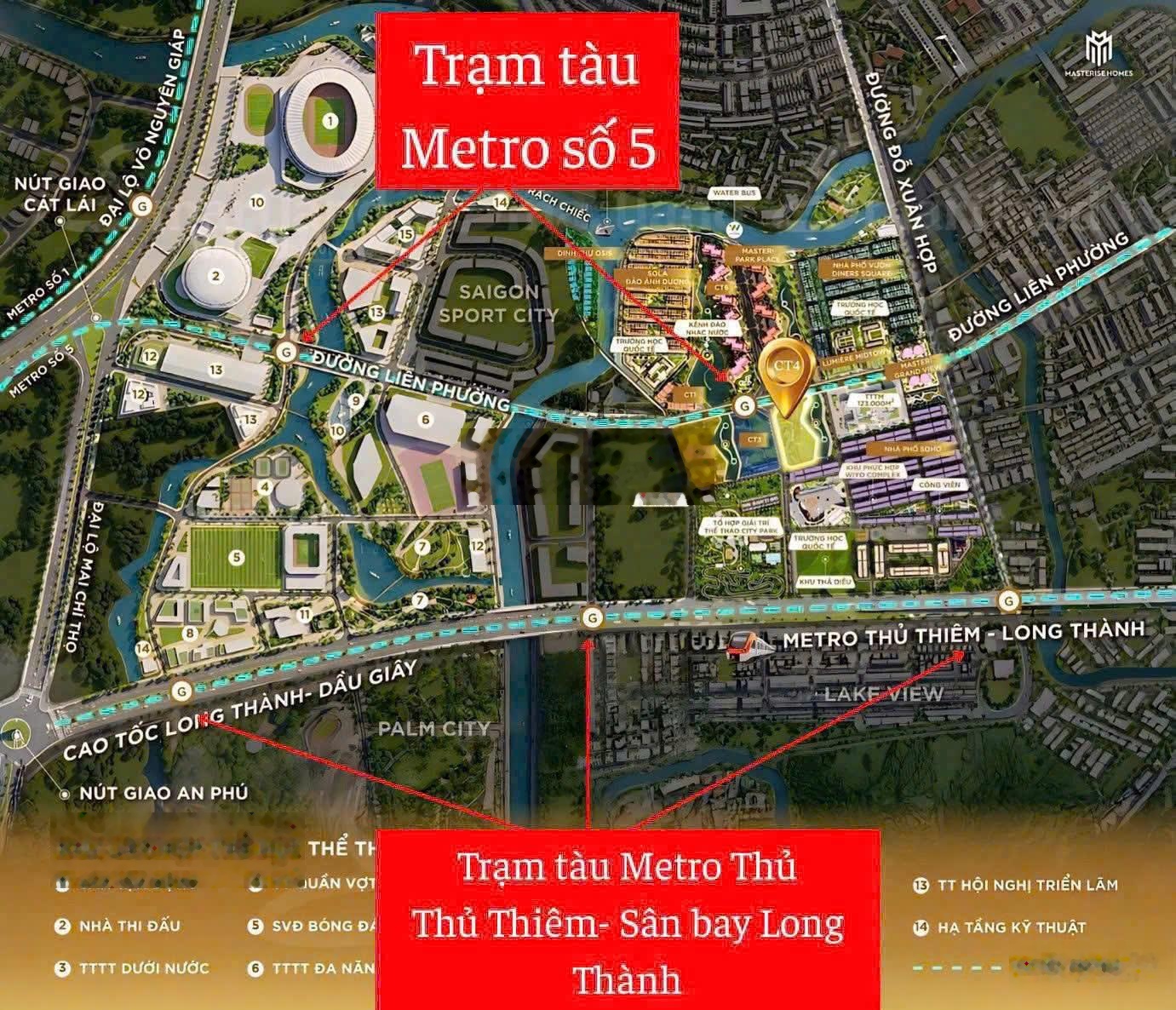 CT4 Masteri Cosmo Central, căn hộ trung tâm của The Global City CK 14%, thanh toán từ 30%