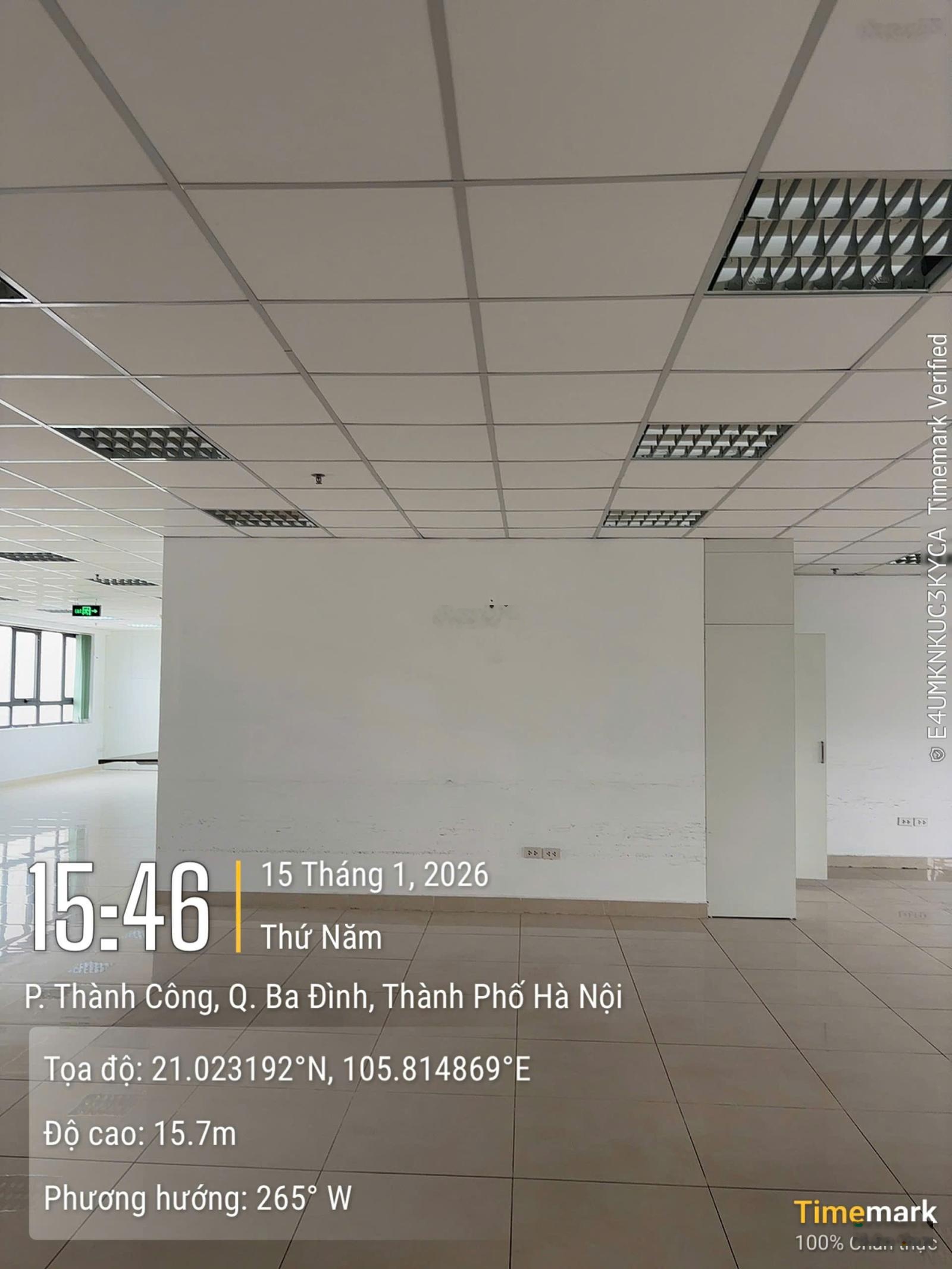 Cho thuê sàn văn phòng 170 tầng 11 tòa C1 Thành Công