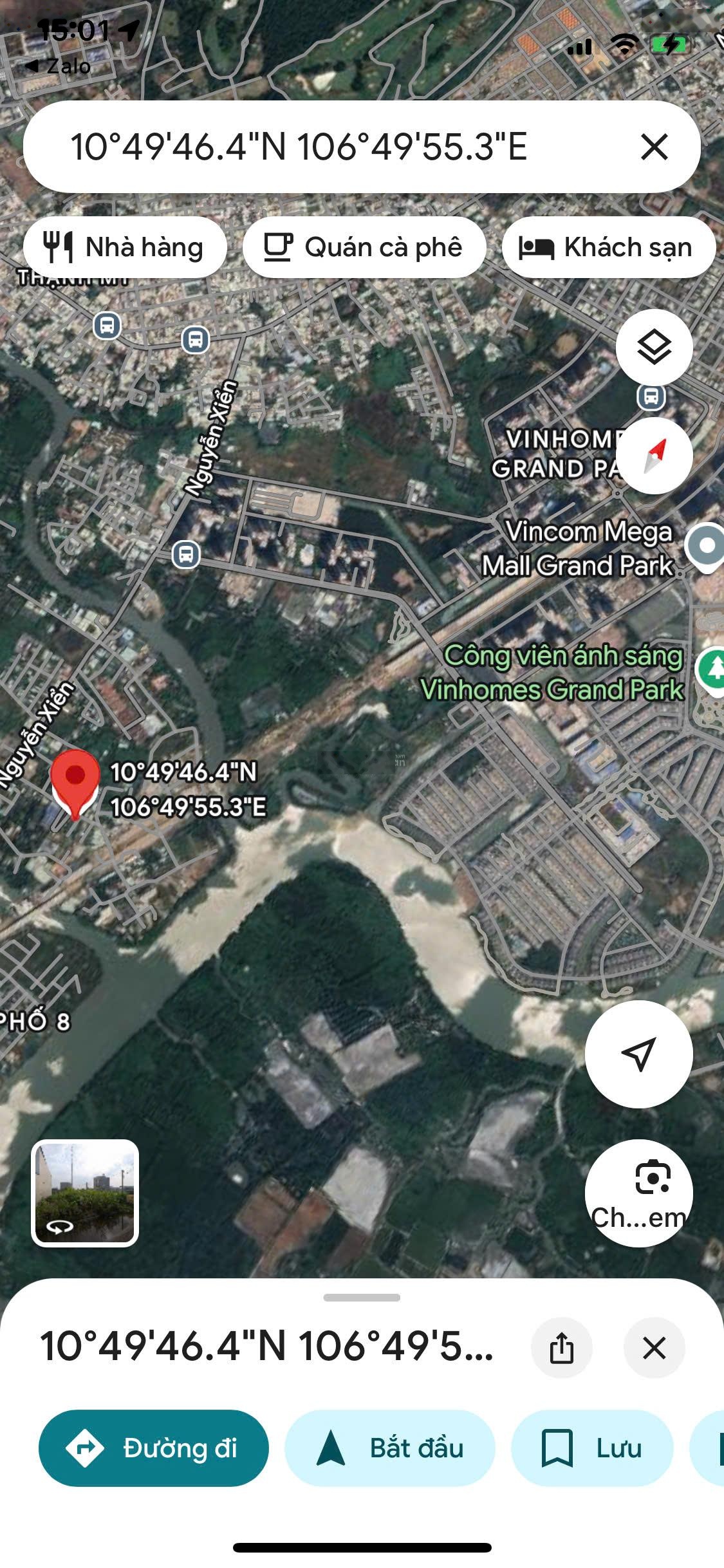 Đất kế bên Vinhome Q9, giá 3,2 tỷ