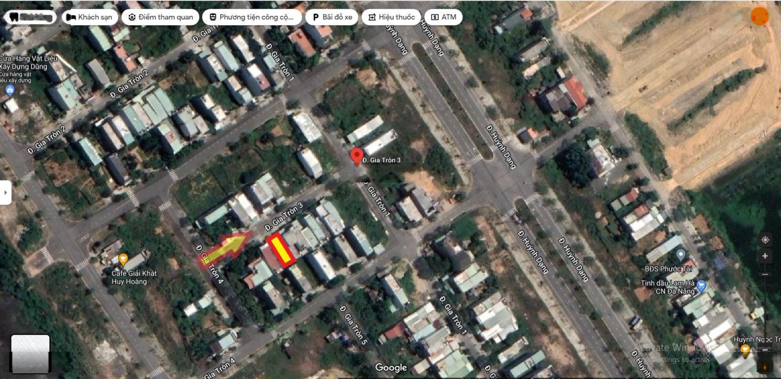 Bán đất tại Đường Gia Tròn 3, Hòa Hiệp Nam, Liên Chiểu, Đà Nẵng, 3,55 tỷ, 90m2