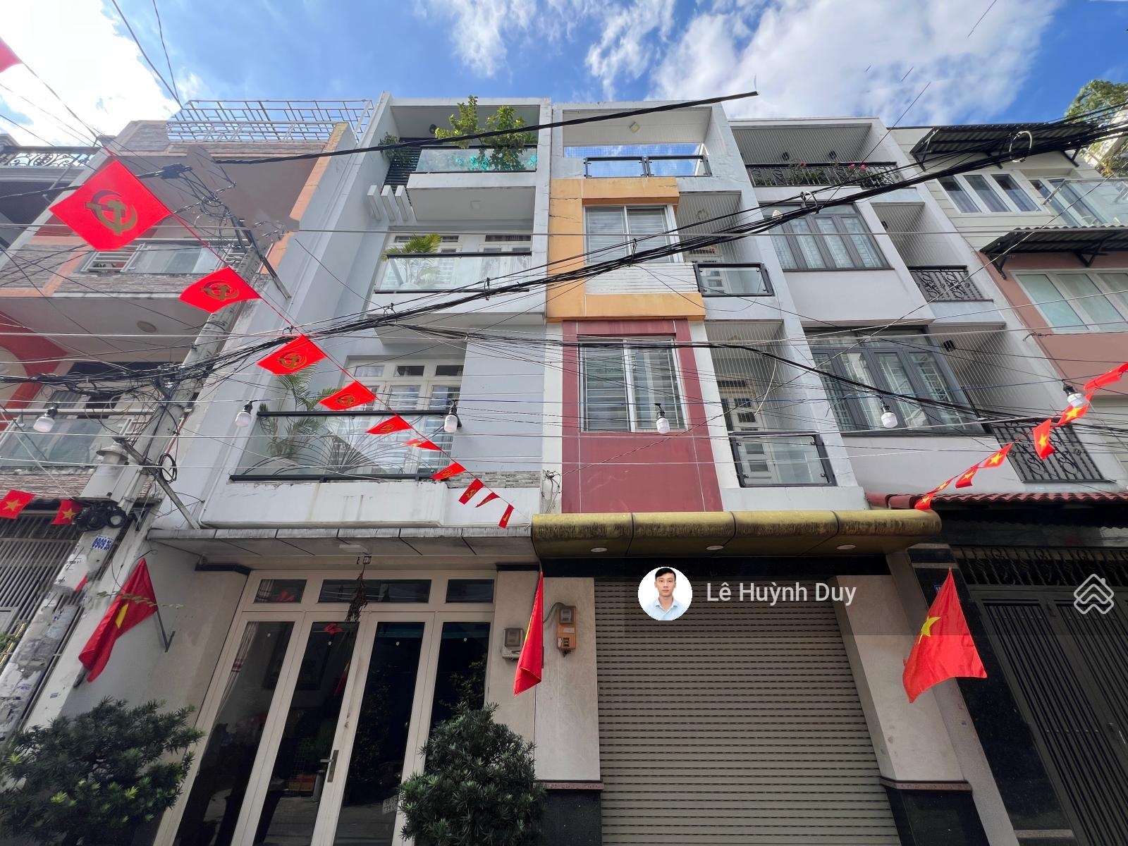 Nguyễn văn đậu hẻm 6m ô tô - 52m2 ( ngang 3,8) - 4 tầng btct - 6wc - 9,65 tỉ