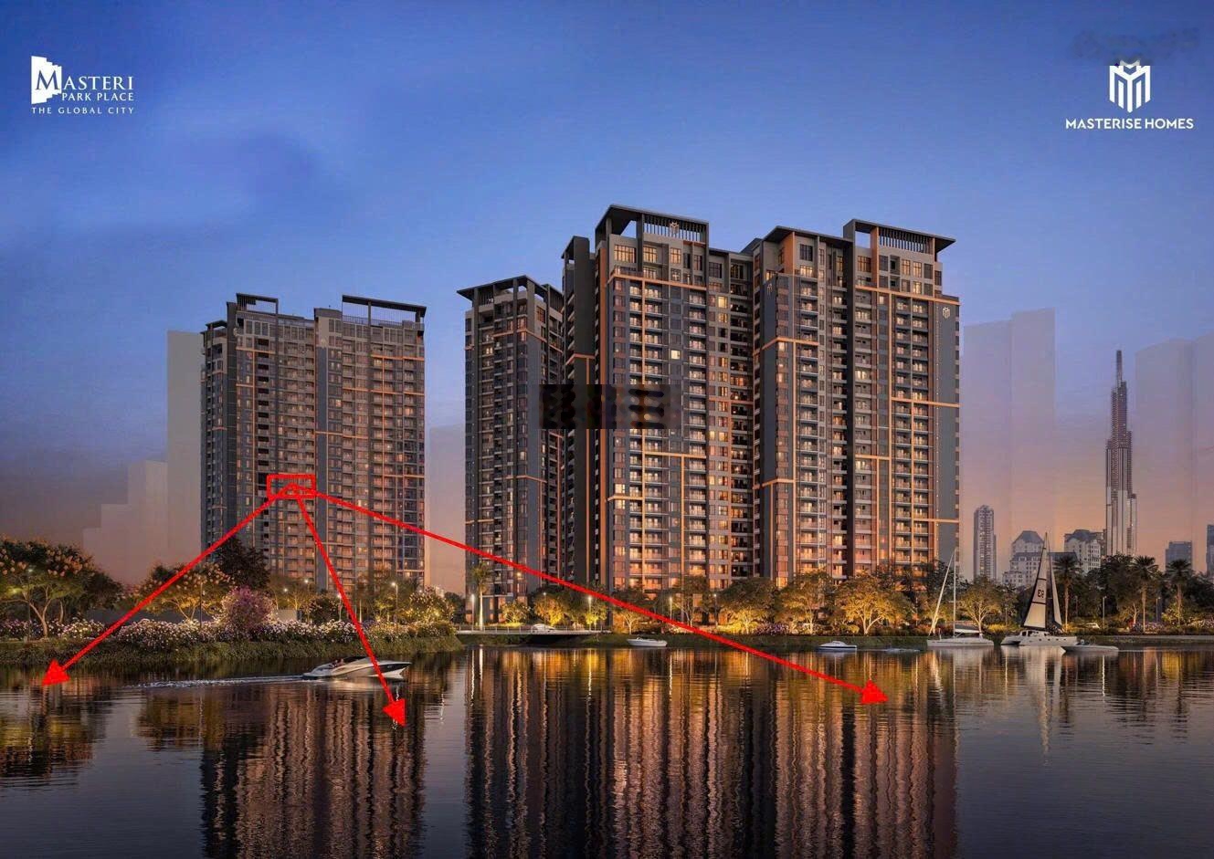 Bán căn hộ A2.1x.06 tại Masteri Park Place, 6,54 tỷ, 51,7m2, HCM, Chính chủ Hot!