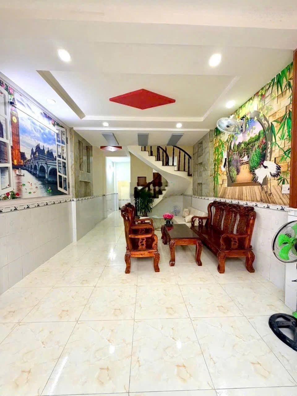 Nhà Đẹp 3/ngắn Liên Ấp 2-6 4*12m 2PN 2WC Hẻm 4m oto Lh 0762717499 xem nhà