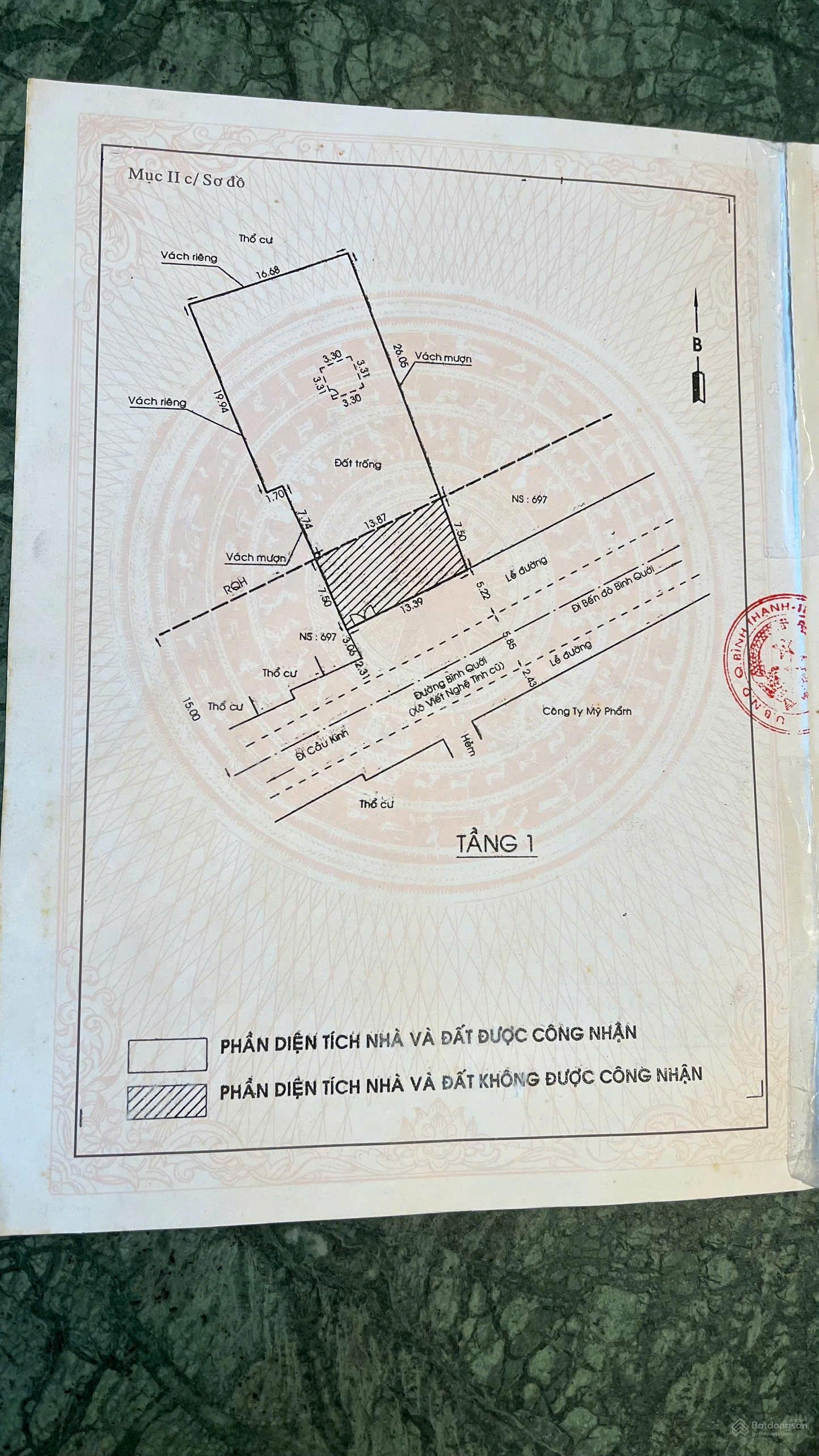 Siêu phẩm mặt tiền Bình Quới, phường 28, quận Bình Thạnh, diện tích: 13.39 x 33.55m - giá 109 tỷ