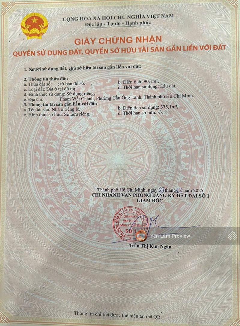 Bán nhà Phạm Viết Chánh Quận 1, diện tích 90,1 m², 5 lầu thang máy, 8PN, giá 29,5 tỷ