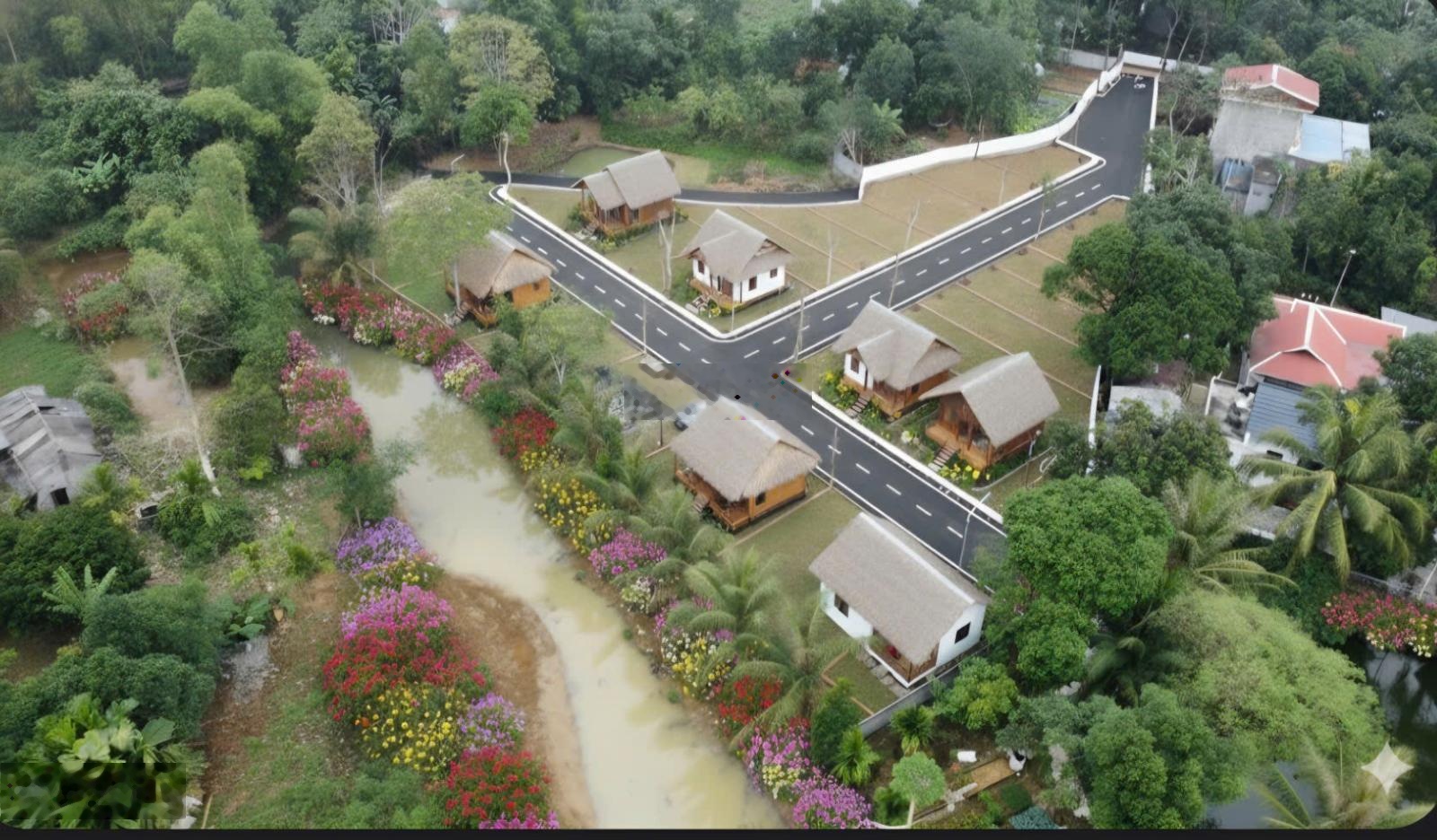 Bán 110m đất bám suối tại Kim Bôi Hòa Bình gần khu nghỉ dưỡng Serana