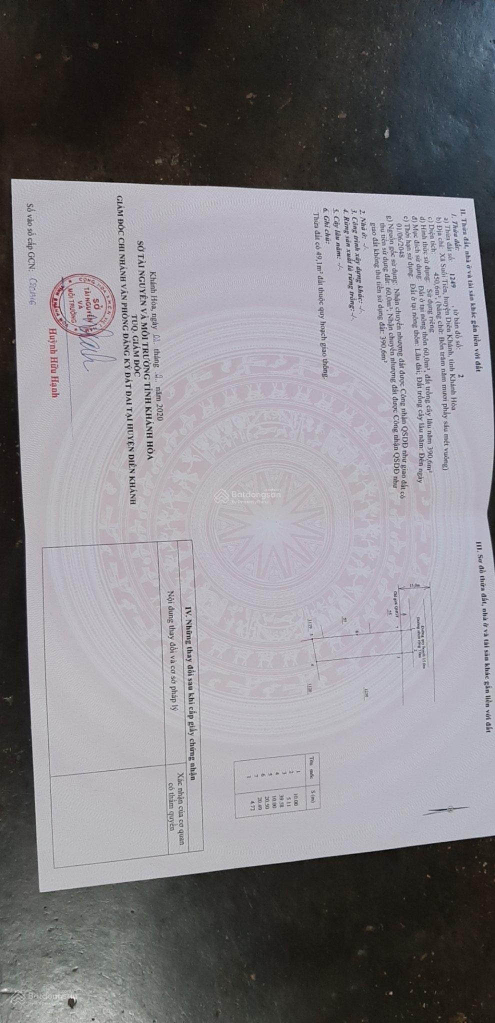 Mình chính chủ cần bán lô đất tạitân khánh ,suối hiệp