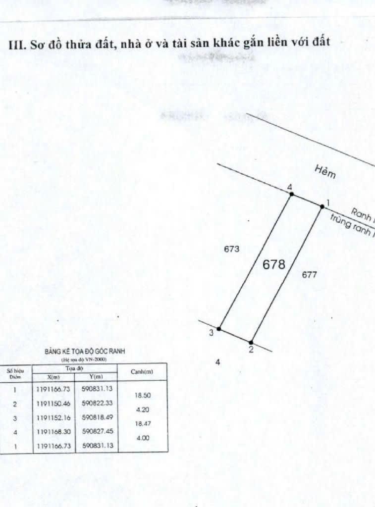 Bán đất đường tây lân,tân tạo,hẻm 7m (76m2 - 4,2m x 18m) 4,19 tỷ tl
