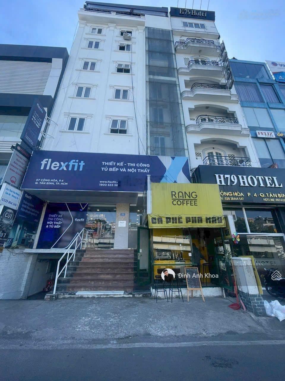 Tòa nhà Giảm 4 Tỷ | MT Cộng Hòa Tân Bình | 9.5m x 35m = 313m² | Giá 70 Tỷ | Thuê 340 Tr