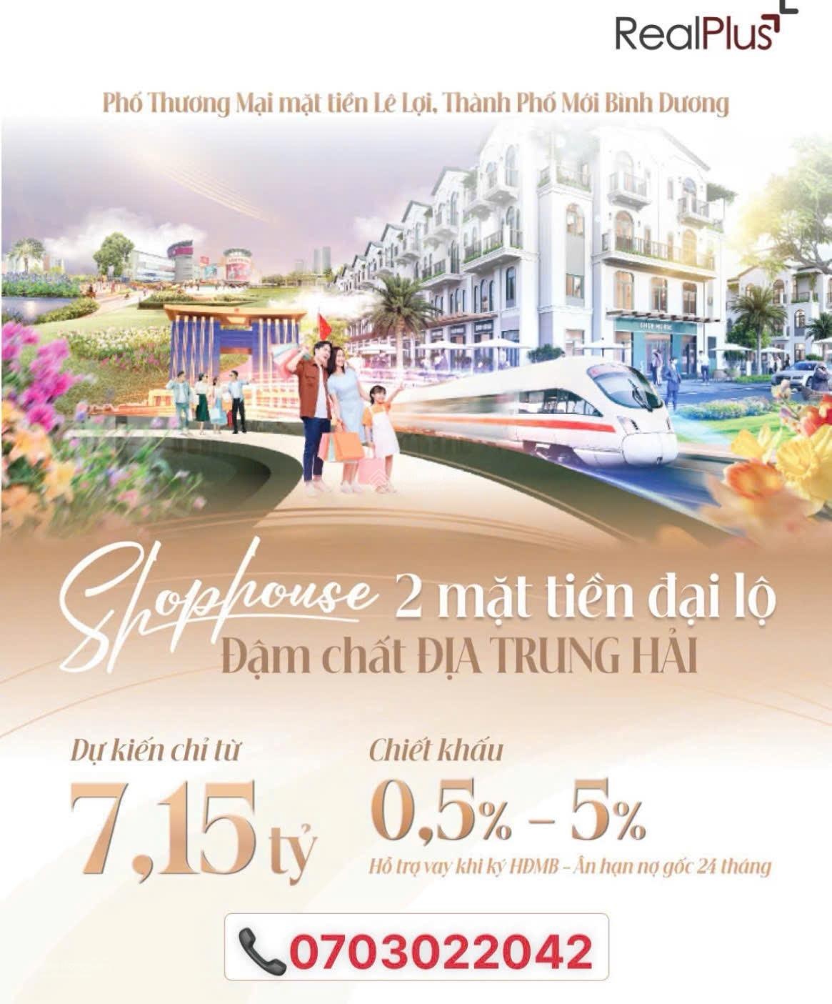 Tin sốt: nhà mặt tiền chỉ từ 7 tỷ full vat, quà tặng trị giá 50 triệu