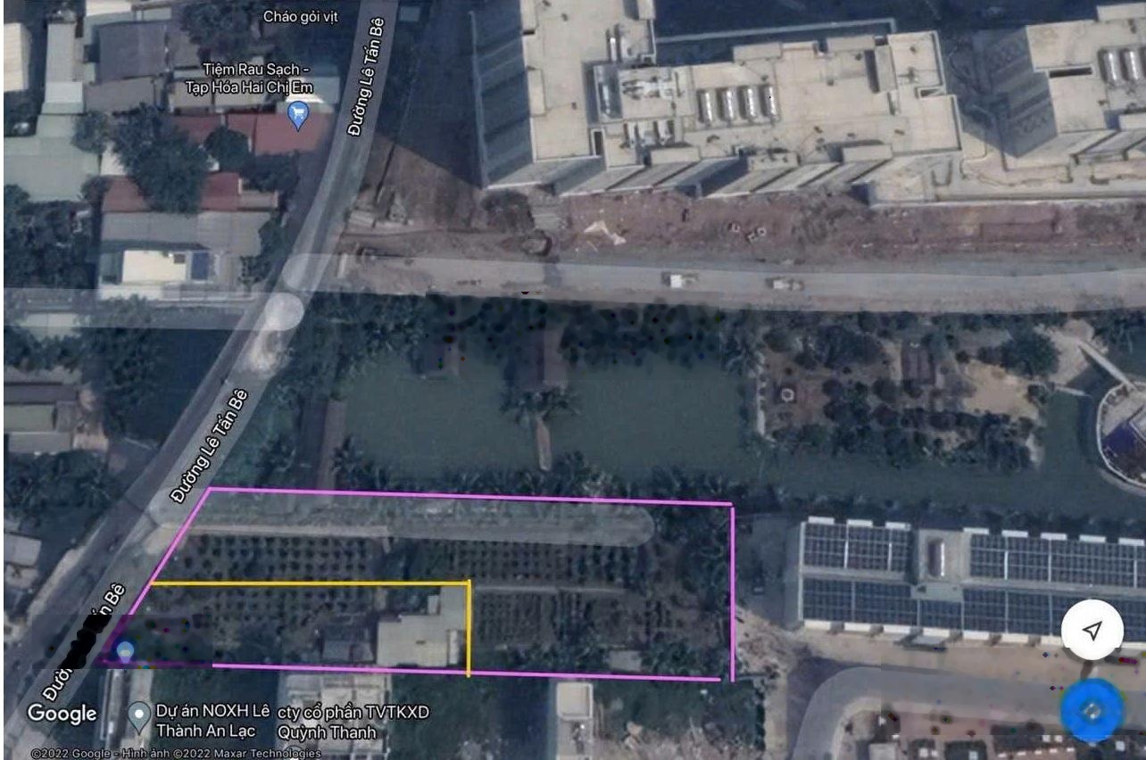 Bán đất MT đường Lê Tấn Bê - Võ Văn Kiệt (cạnh căn hộ Akari), P. An Lạc - Bình Tân. DT: 25 x 80m