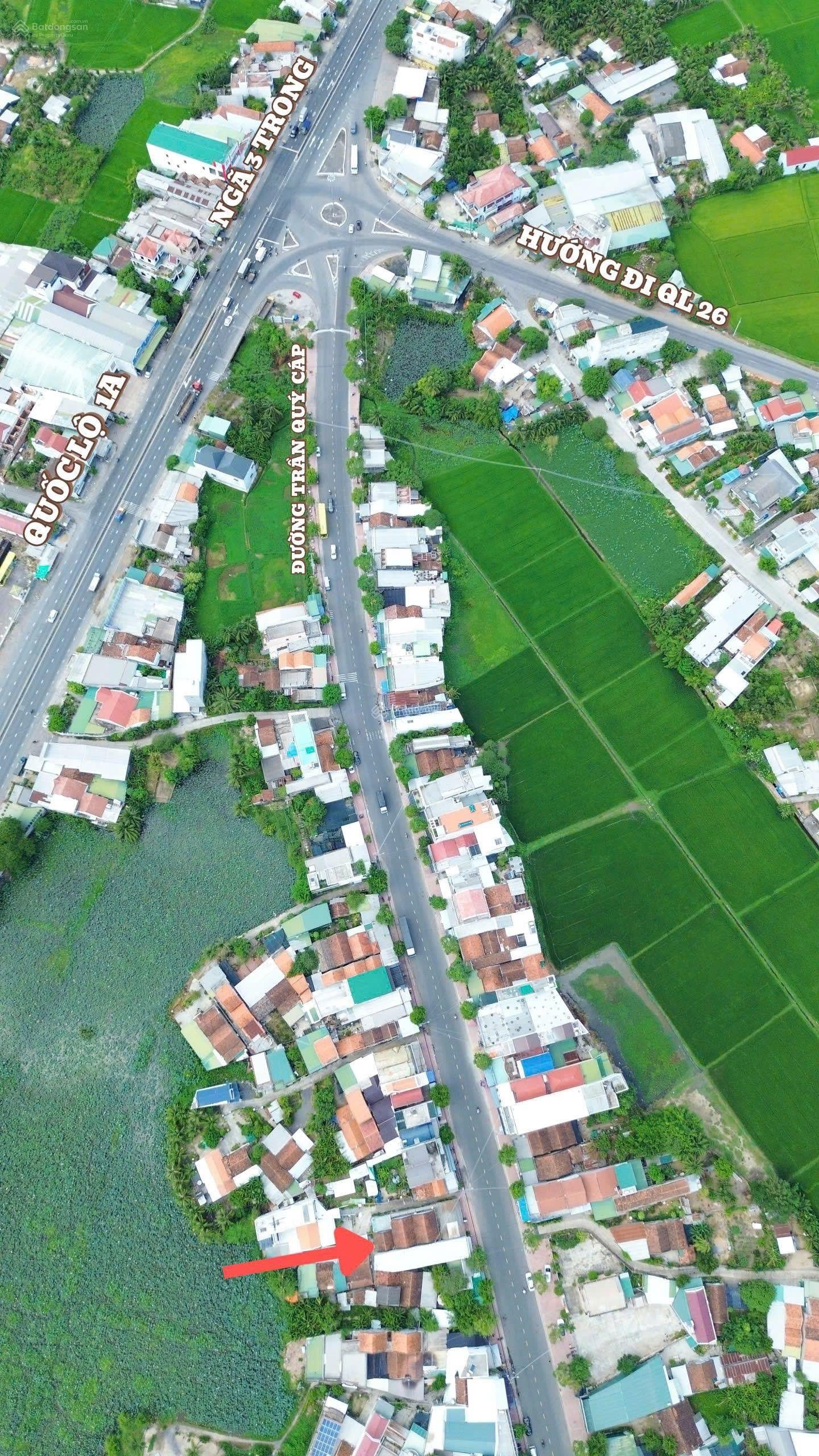 Bán đất mặt tiền, mặt đường Trần Quý Cáp, Ninh Hòa, Khánh Hòa