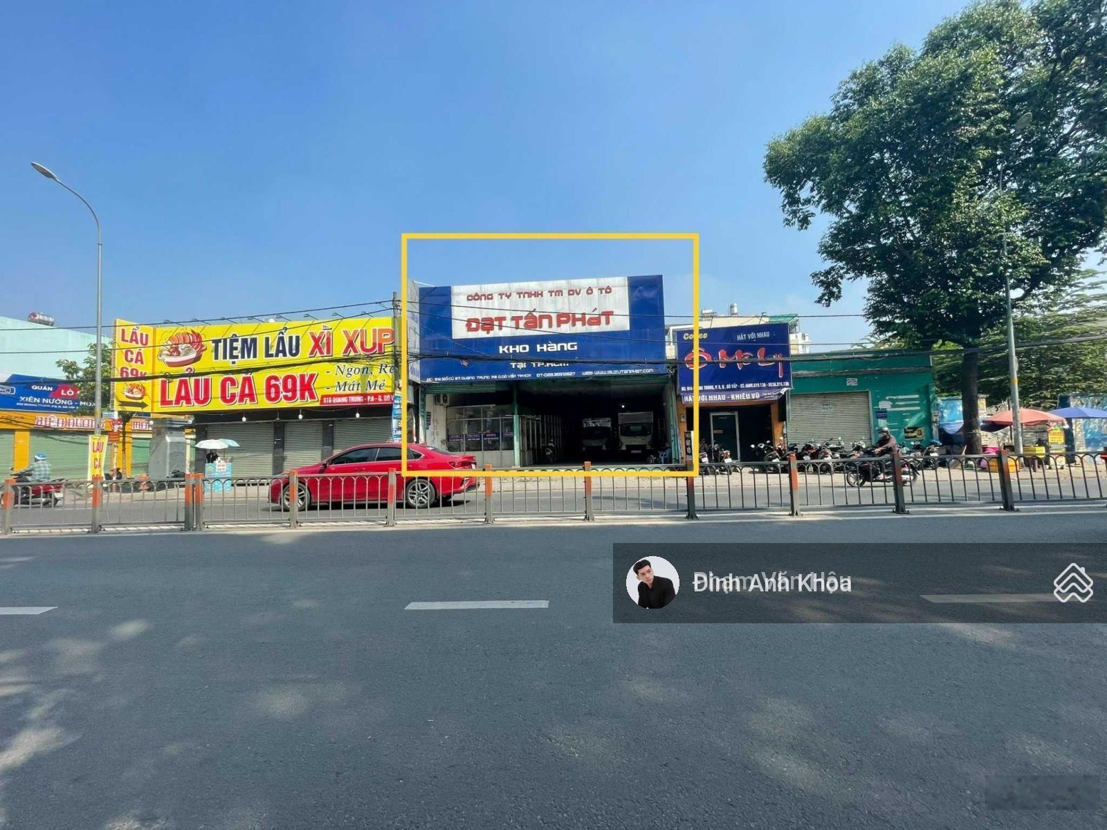 Siêu phẩm để XD Building mặt tiền Quang Trung, P8, Gò Vấp, bán gấp 60% giá thị trường