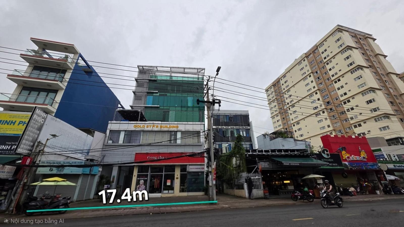 Bán Toà Nhà MT Nguyễn Xí P26 BT, DT 17.5x50m NH 20m CN 973m2 KC 7 tầng Giá 230 Tỷ