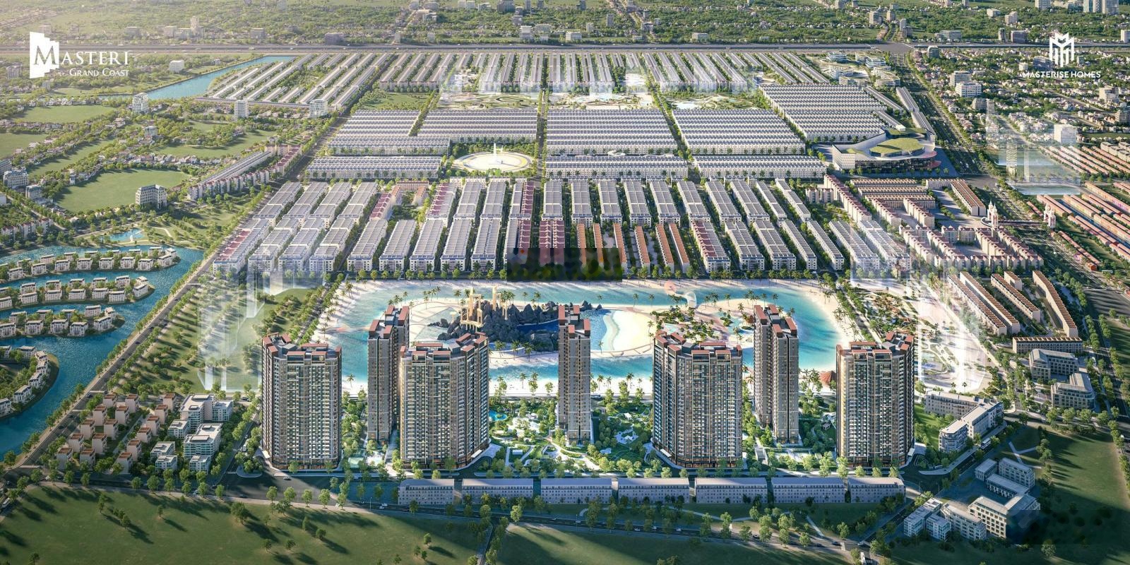 Chỉ từ 4,1 tỷ - độc quyền căn hộ 2 PN view Venice tại Masteri Grand Coast