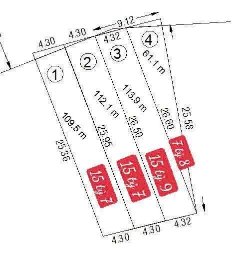 4 lô đất mặt tiền kinh doanh đường 339, Phước Long B, Quận 9, DT 112m²/15.5 tỷ TL