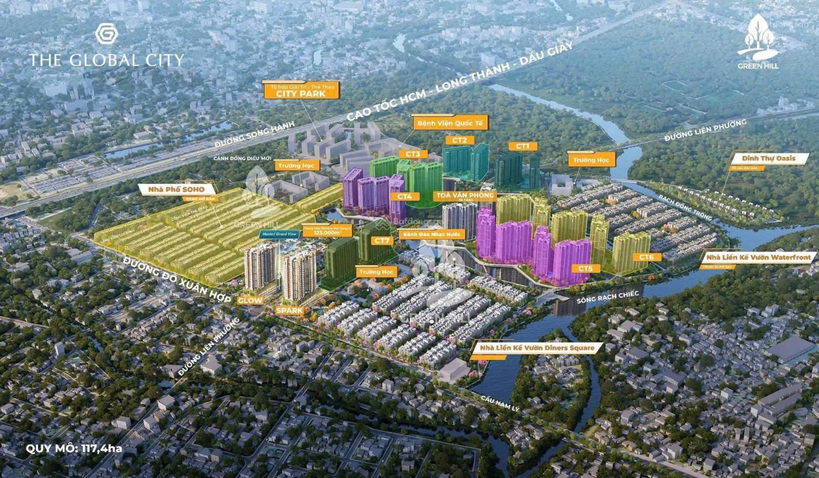 Mở bán phân khu CT4 Masreri Cosmo Central Global City khu đô thị all in one An Phú Quận 2