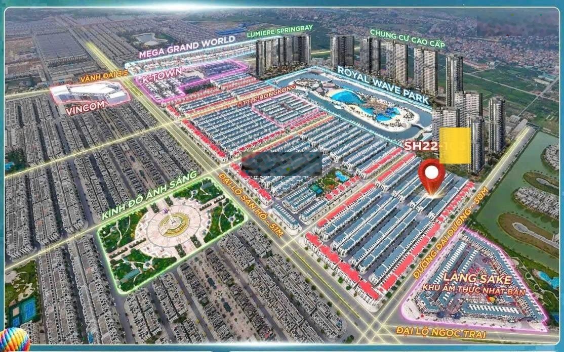 Sh22-103 shophouse xẻ khe hiếm, giá đang tốt