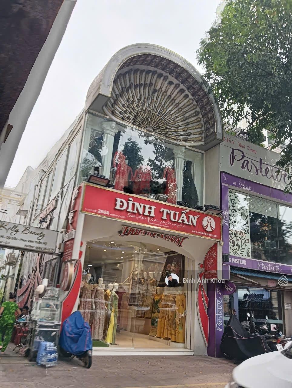 Khan hiếm! chủ cần bán nhà góc 2 mặt tiền đường pasteur p.võ thị sáu quận 3.dt:5x22m2 giá 60 tỷ.