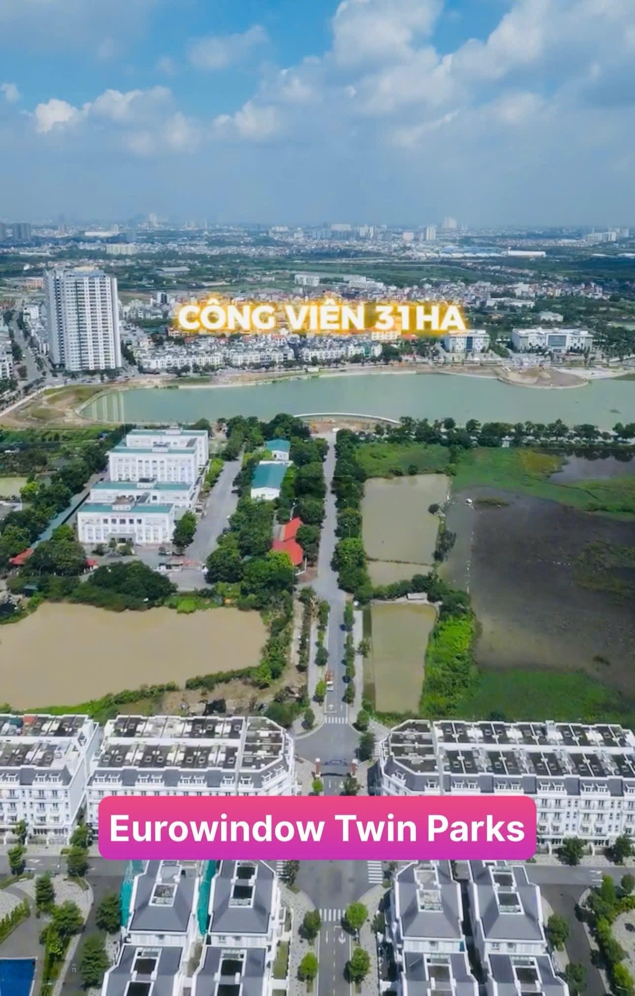 Quỹ căn liền kề và Biệt thự giá tốt nhất thị trường Eurowindow Twin Parks Gia Lâm, chỉ từ 180tr/m2