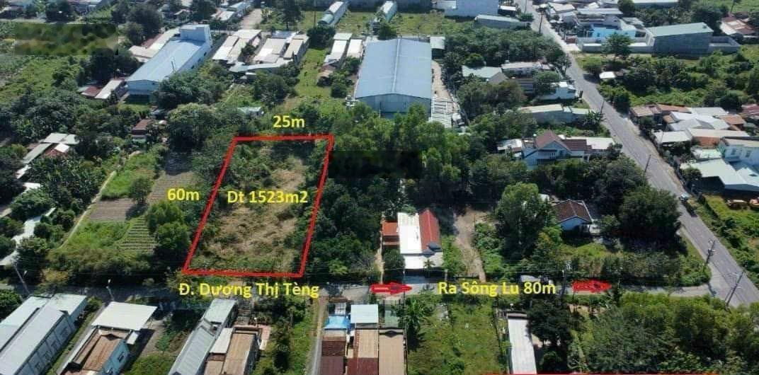 Đất 1/ ngắn đường Sông Lu, DT gần 1.600m2 (25m x 60m) - Thổ cư 300m2