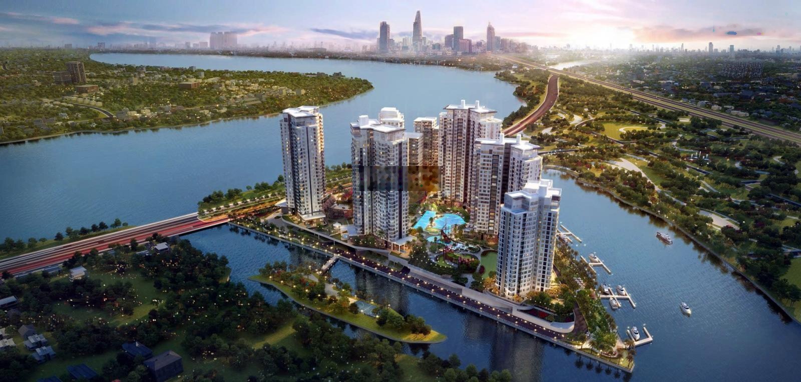 Sang nhượng căn góc 73m2 view sông nhìn ra hướng trung tâm giá 8,2 tỷ all in