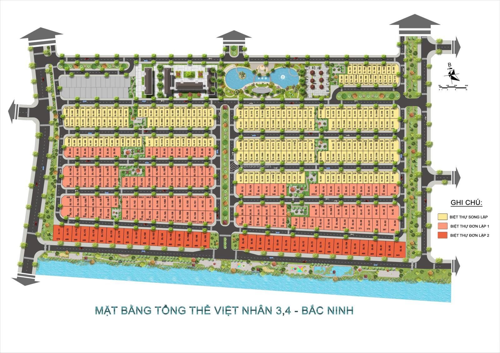 Mở bán biệt thự song lập Riverside giá F0 CĐT - hỗ trợ vay miễn lãi suất