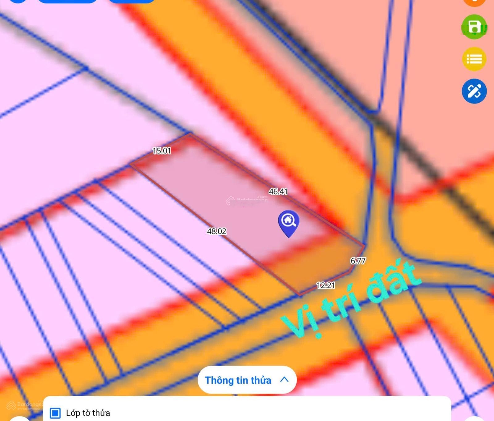 5x38m full thổ. Đường nhựa ngay cổng KCN Phước Đông. 1,2 tỷ