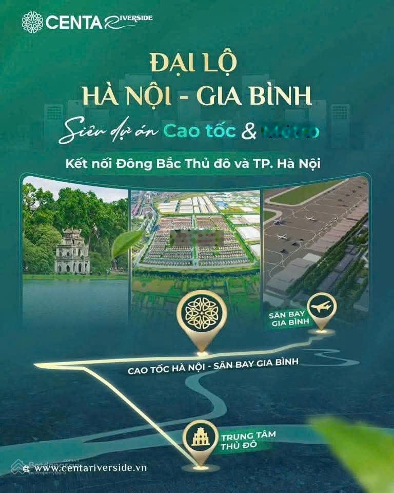 Biệt thự 225m2,hàng chủ ĐT F0, hỗ trợ 70% ân hạn nợ gốc 24 tháng,đón sóng cao tốc Hà Nội - Gia Bình