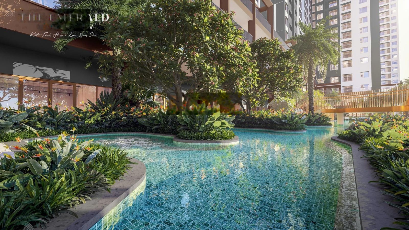 Bán căn hộ TOD 1PN, 1WC, 40,7m2 tại The Emerald Garden View, 1,4 tỷ, Thuận An, Bình Dương
