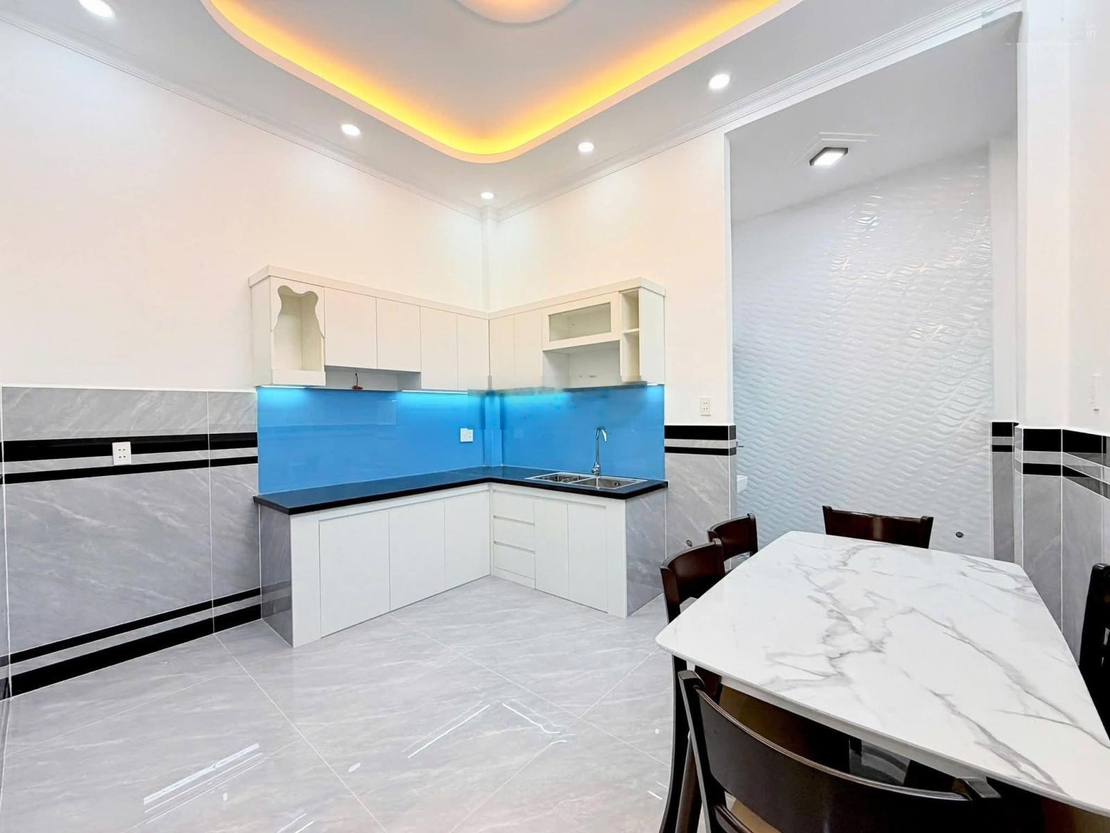 Nhà mới đẹp, đường rộng, (4x16), 1trệt, 1lầu đúc thật, 3PN, 3WC, Thới An 13, Q12, sổ riêng