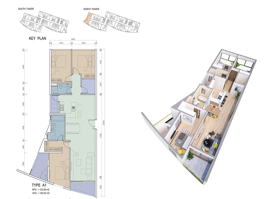 The Sailing - Chính chủ bán gấp với giá rẻ nhất - căn hộ 2 phòng ngủ view thành phố LH: 0989197737