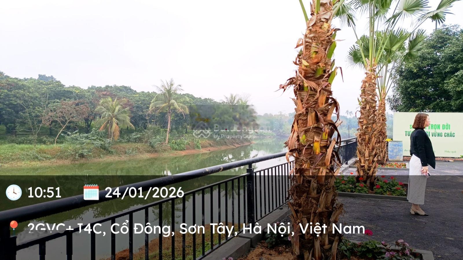 Sinh lời cao bền vững Lô đất nền Đồng Trạng - Cổ Đông - Sơn Tây, giá F0, đường 3 ô tô, view hồ lớn