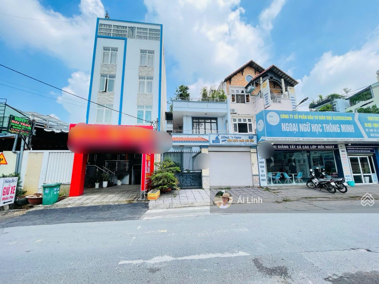 Nhà 3 tầng 12PN mặt tiền nhánh Hoàng Diệu 2 gần ngã tư Thủ Đức DT (7x22) sẵn HĐT 40tr/th- SHR