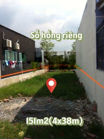 Bán đất 151m² giá 1tỷ4 đường Nguyễn Thị Lắng gần BV Xuyên Á, chợ Tân Phú Trung Củ Chi sổ hồng riêng