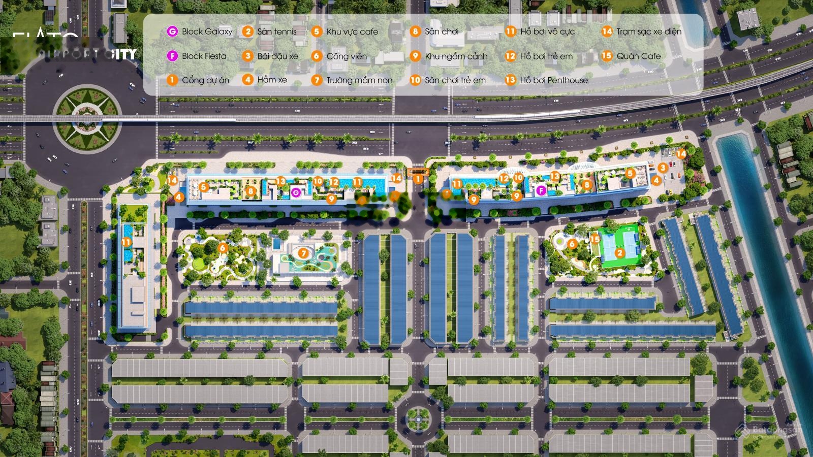 Fiato airport city tháp fiesta chỉ 40 triệu/m2