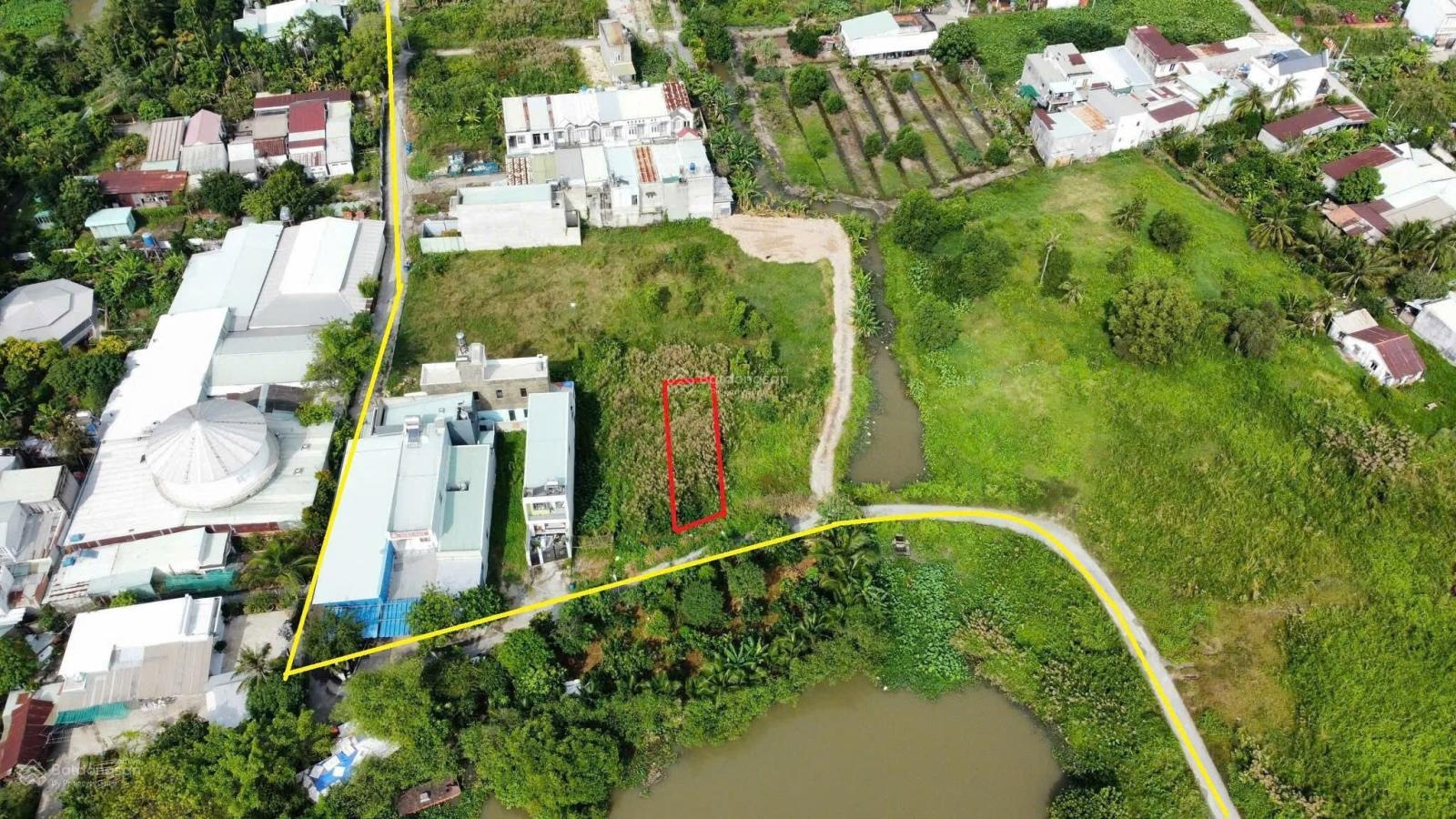 Đất thổ cư khu dân cư hiện hữu Bình Mỹ Củ Chi. Mặt tiền rạch thoáng mát