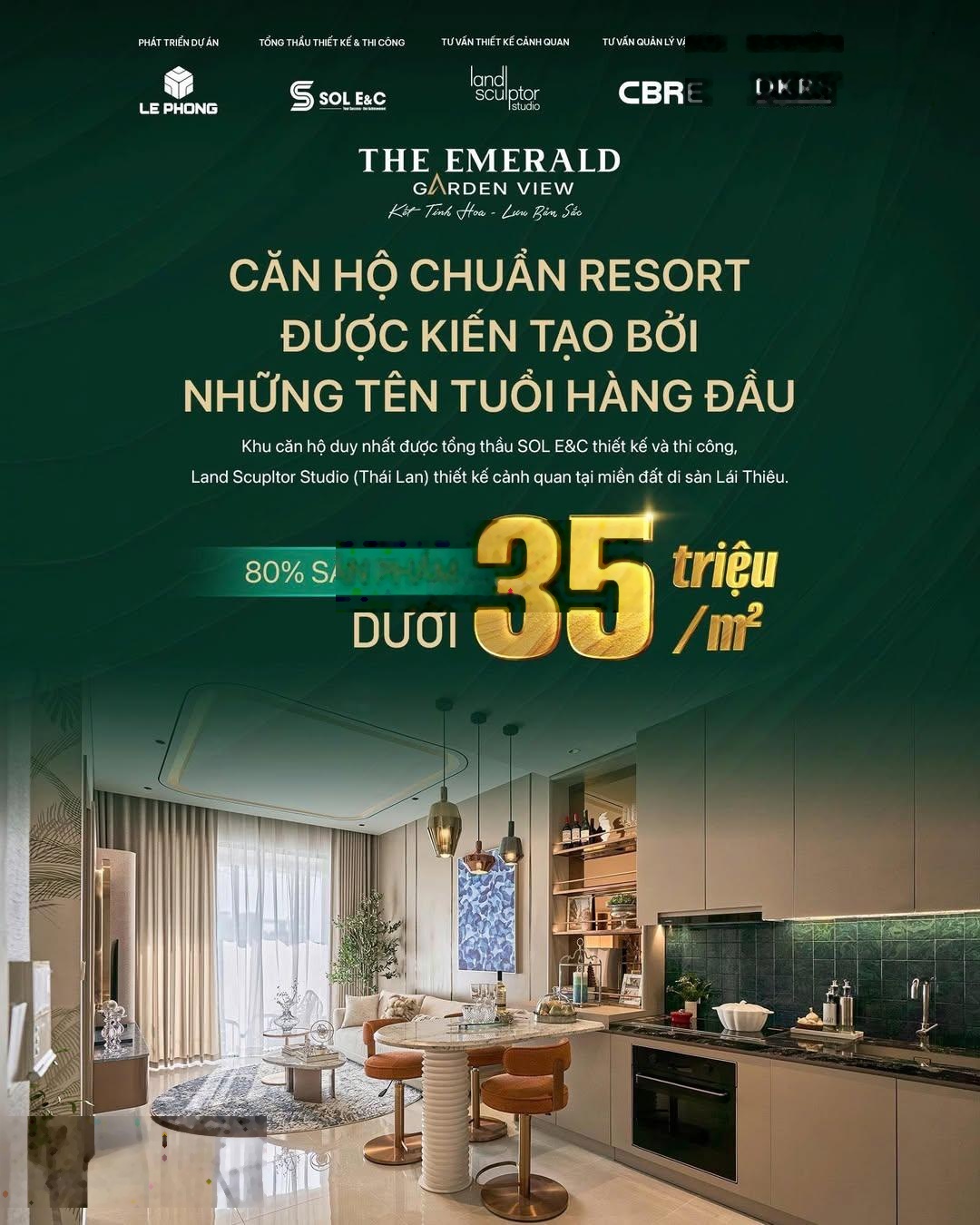 Căn hộ xanh của đầu tư Lê Phong