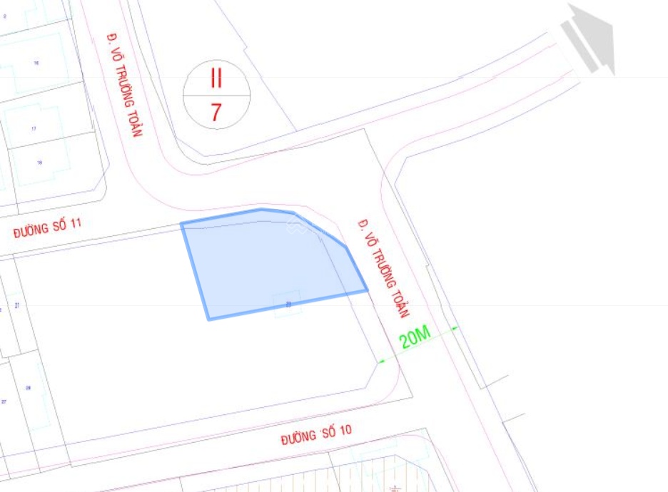 Bán nhà góc 2 MT Võ Trường Toản P.Thảo Điền Q2, DT 35x25m KC 2 tầng HĐT 750tr Giá 400 tỷ