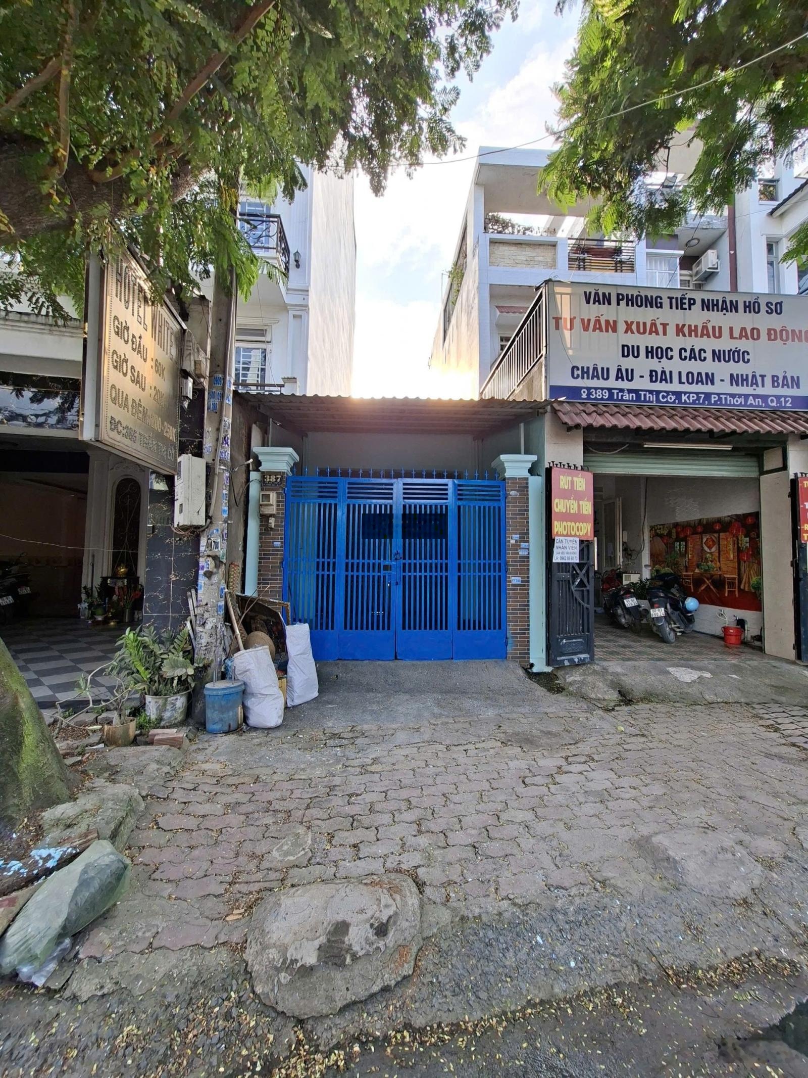 Bán nhà 4x22 mặt tiền Trần Thị Cờ, cách chợ 300m, vị trí đẹp.